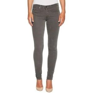 Ag Adriano Goldschmied The Legging Corduroy Super Skinny Jeans Gray